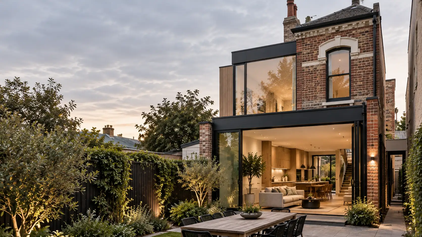Renovated period home in Richmond with a contemporary inner-city extension